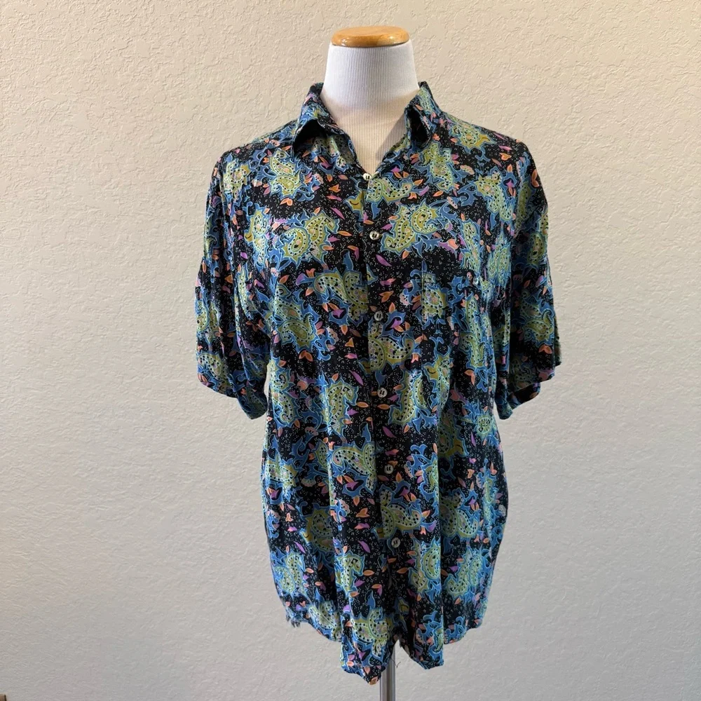 Vintage Santana Funky Paisley Shirt